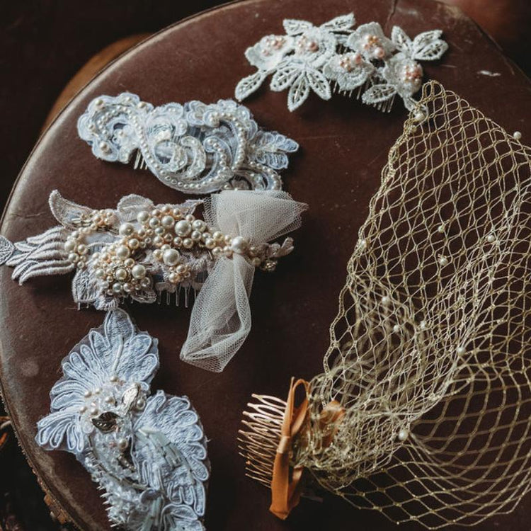 Bridal Accessories, bridal headpieces, veils Julie Herbert Millinery website image