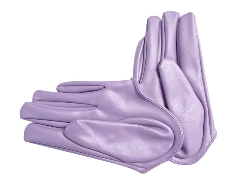 Womens Half Palm Gloves - PU
