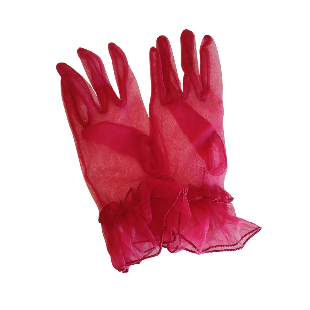 Women's Chiffon Gloves - Julie Herbert Millinery