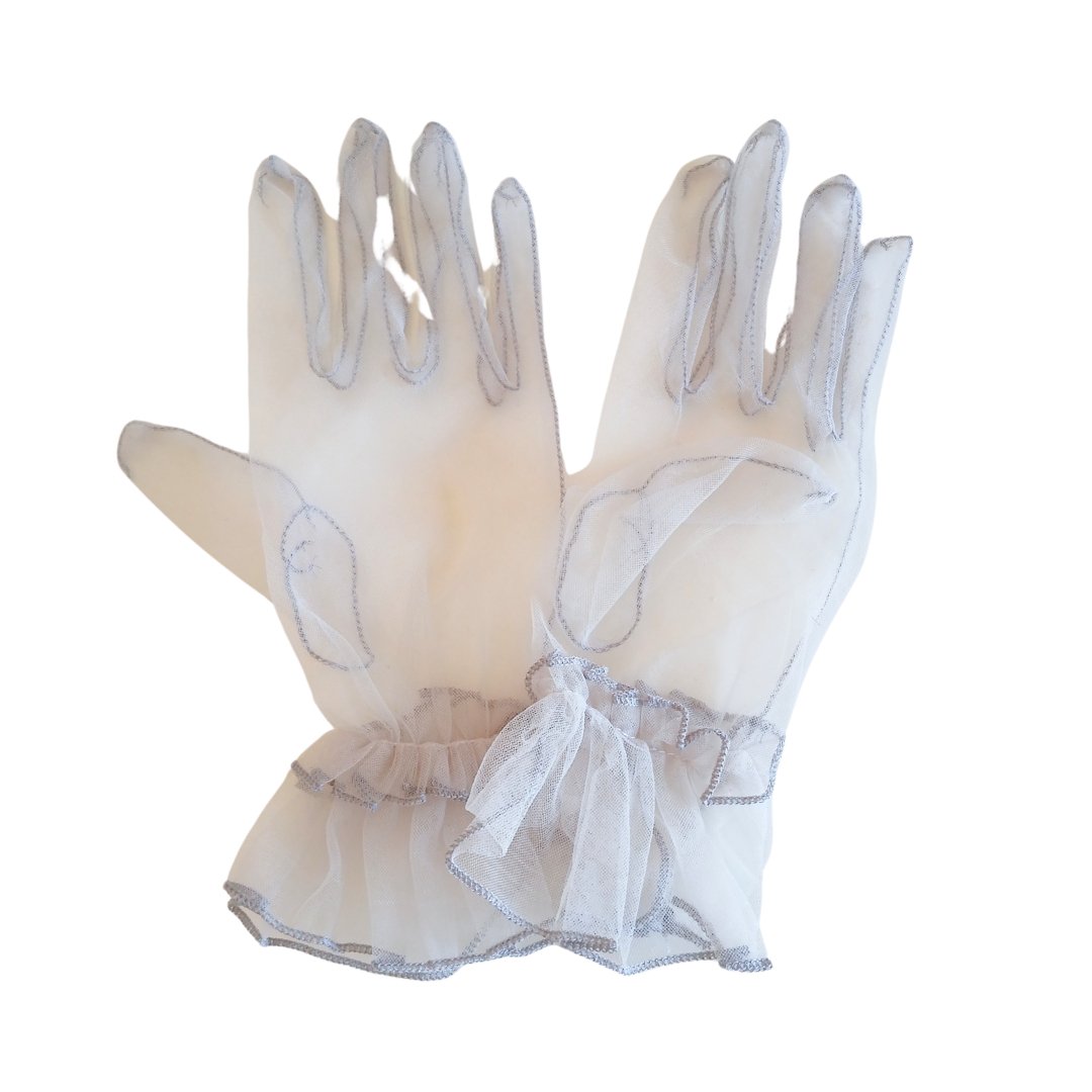 Women's Chiffon Gloves - Julie Herbert Millinery