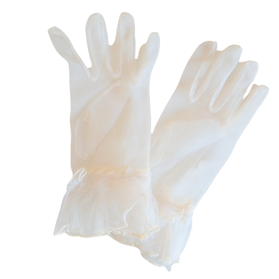 Women's Chiffon Gloves - Julie Herbert Millinery