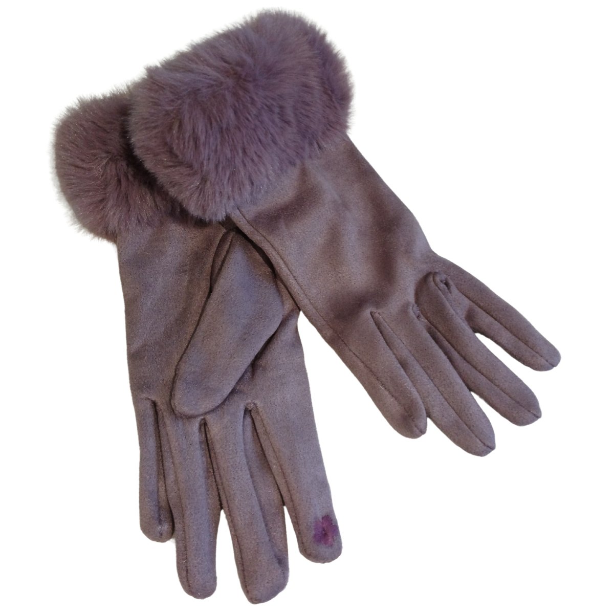 Women's Soft and Fluffy Winter Gloves - Julie Herbert Millinery