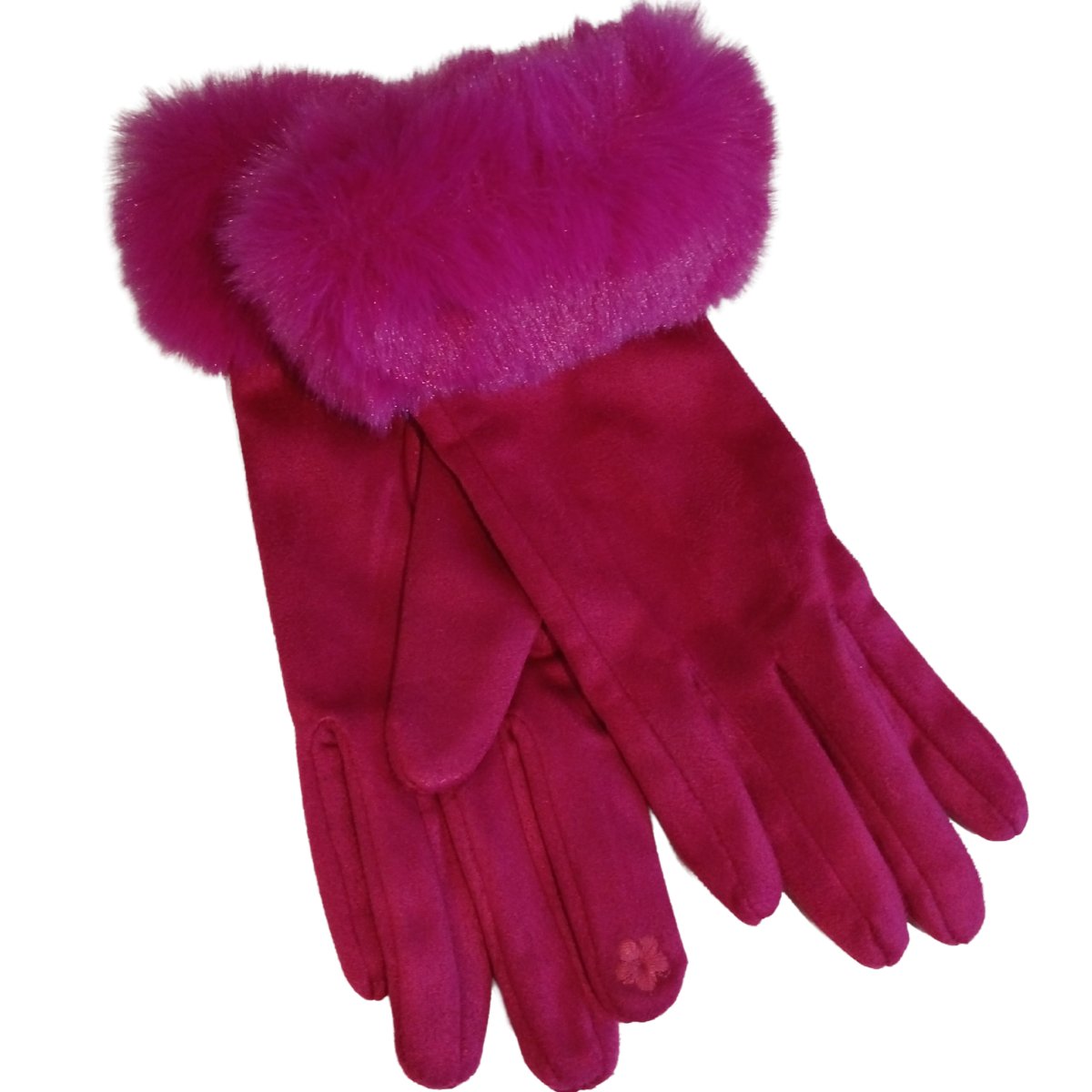 Women's Soft and Fluffy Winter Gloves - Julie Herbert Millinery