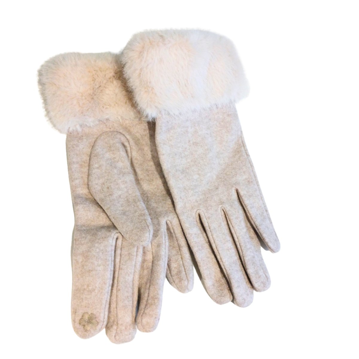 Women's Soft and Fluffy Winter Gloves - Julie Herbert Millinery