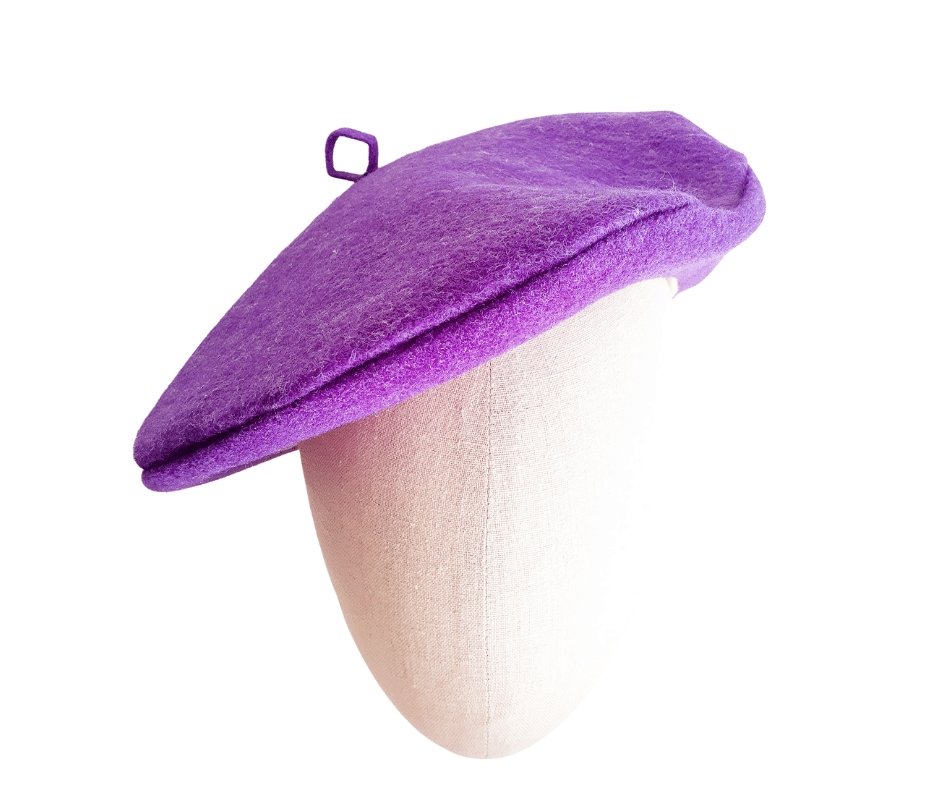 Ladies Italian Wool Felt Berets - Julie Herbert Millinery Beret