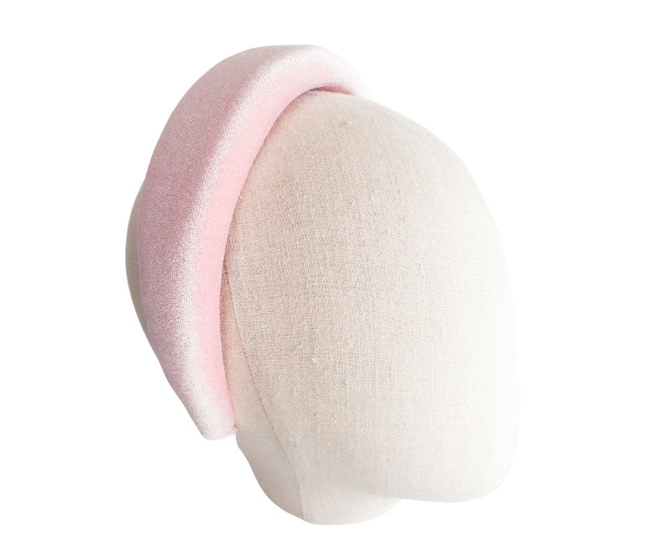 Ladies Velvet Padded Headbands - Julie Herbert Millinery padded headband