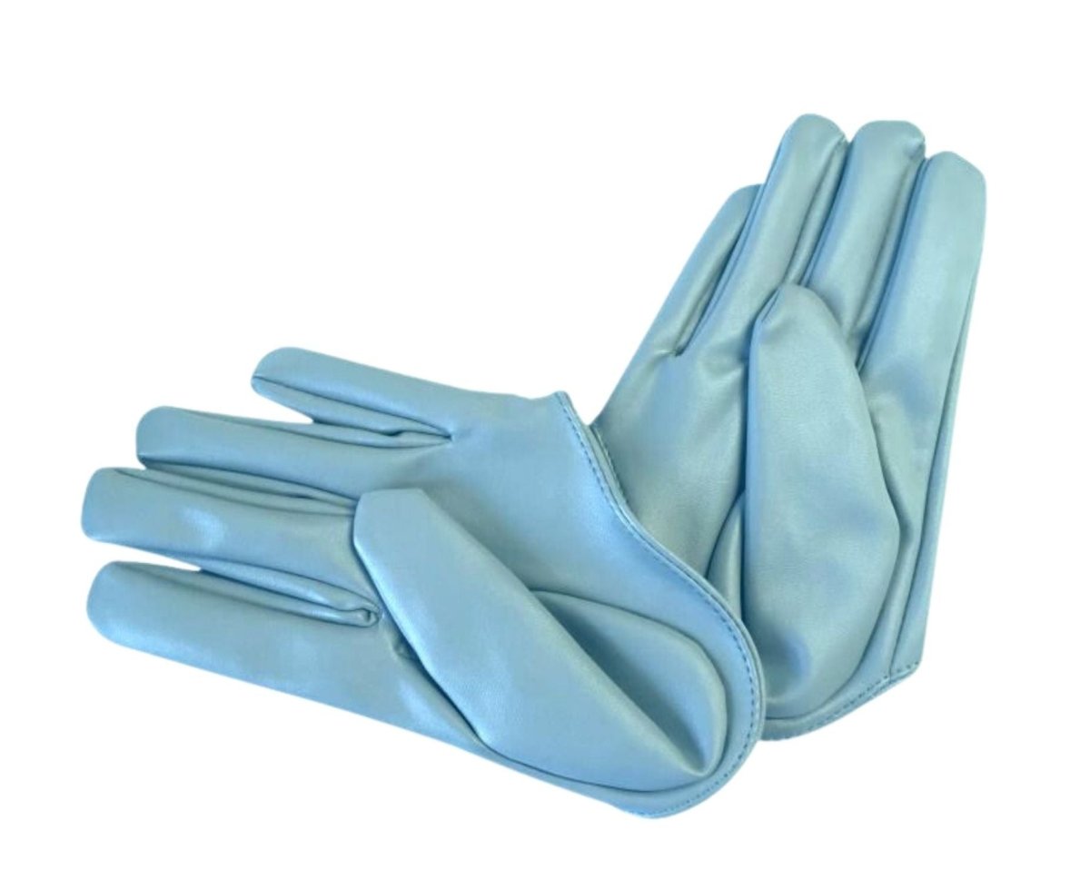 Womens Half Palm Gloves - PU - Julie Herbert Millinery