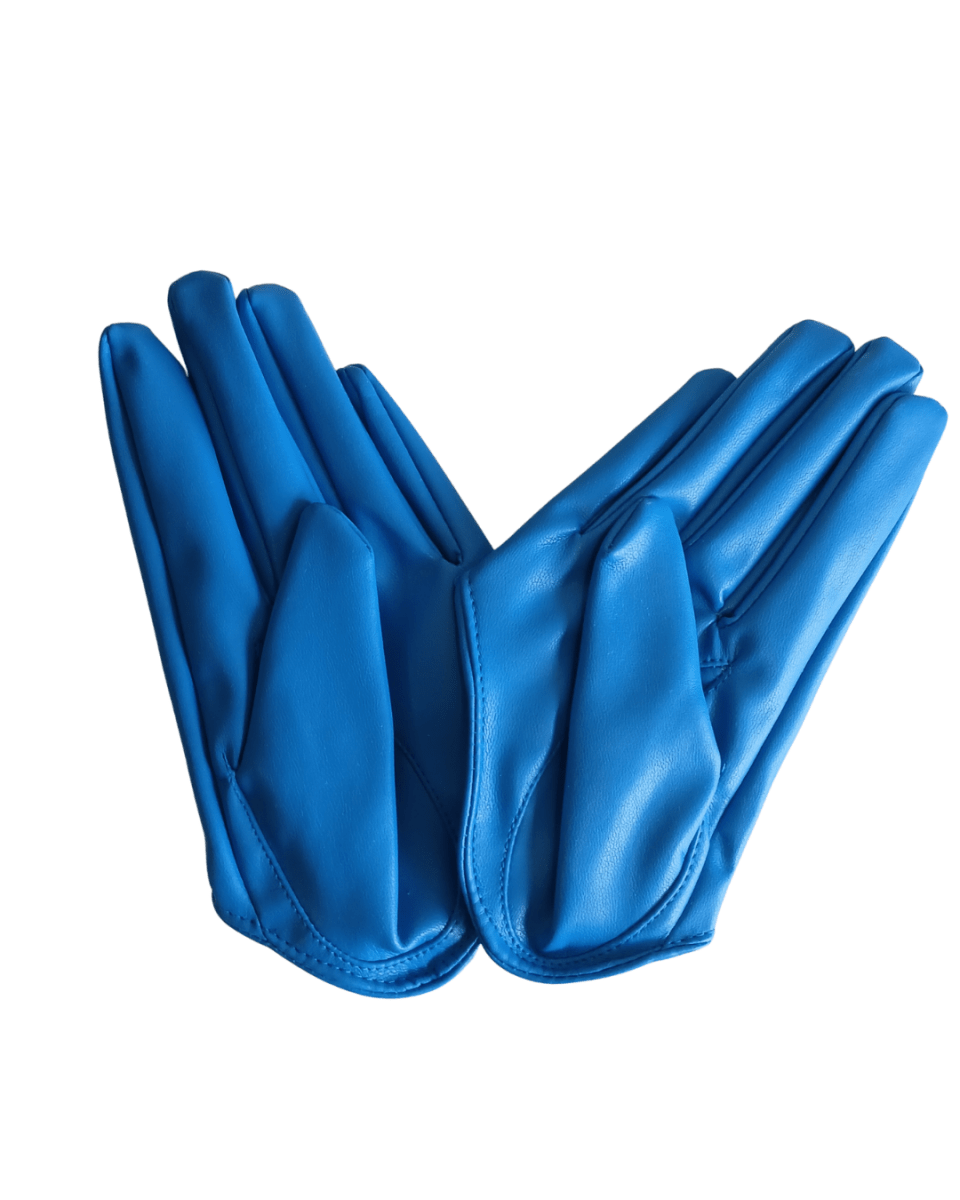 Womens Half Palm Gloves - PU - Julie Herbert Millinery