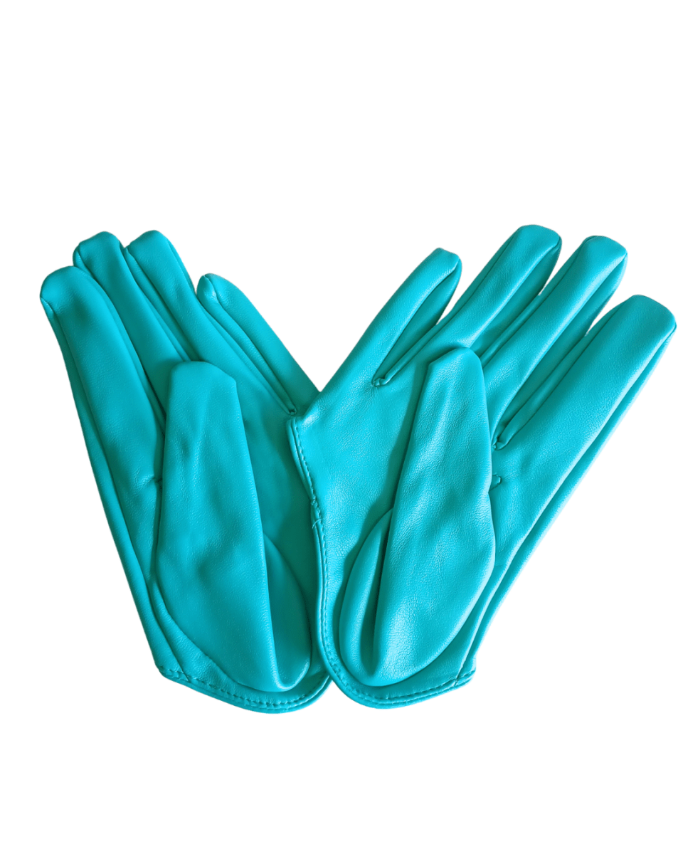 Womens Half Palm Gloves - PU - Julie Herbert Millinery