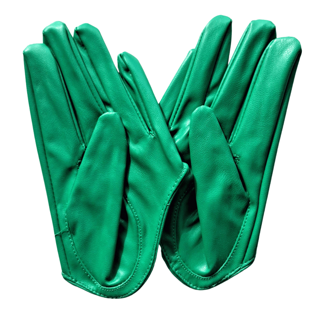 Womens Half Palm Gloves - Vegan - Julie Herbert Millinery
