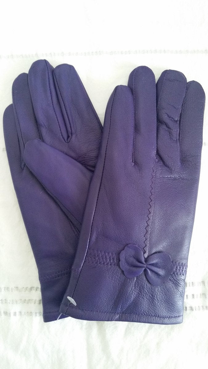 Faux Leather Gloves - Julie Herbert Millinery