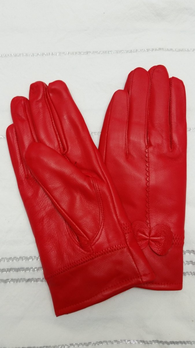 Faux Leather Gloves - Julie Herbert Millinery