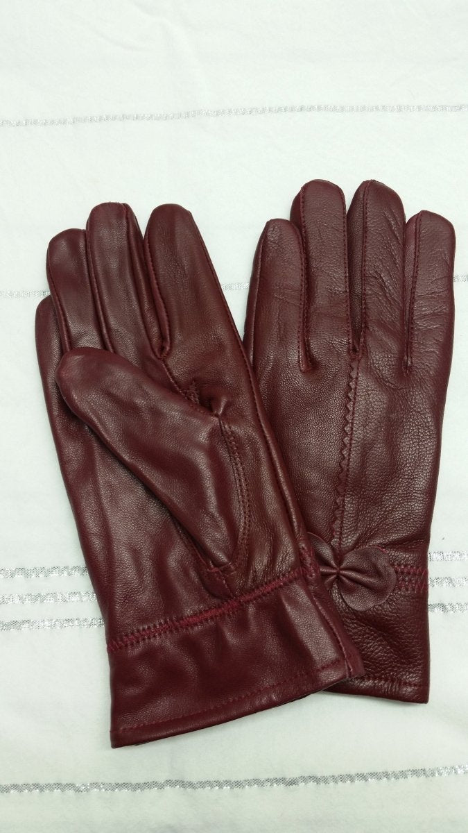 Faux Leather Gloves - Julie Herbert Millinery