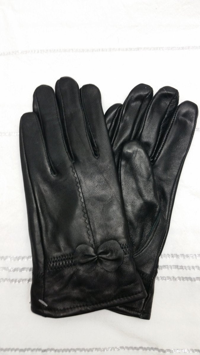 Faux Leather Gloves - Julie Herbert Millinery