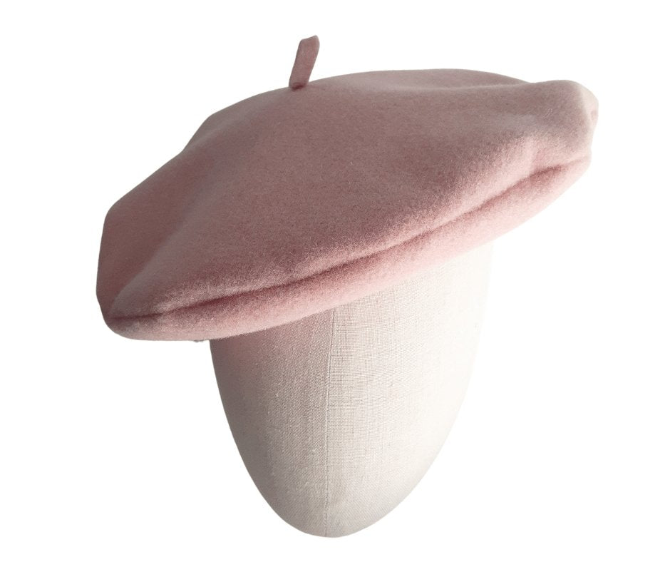 Ladies Italian Wool Felt Beret - Julie Herbert Millinery