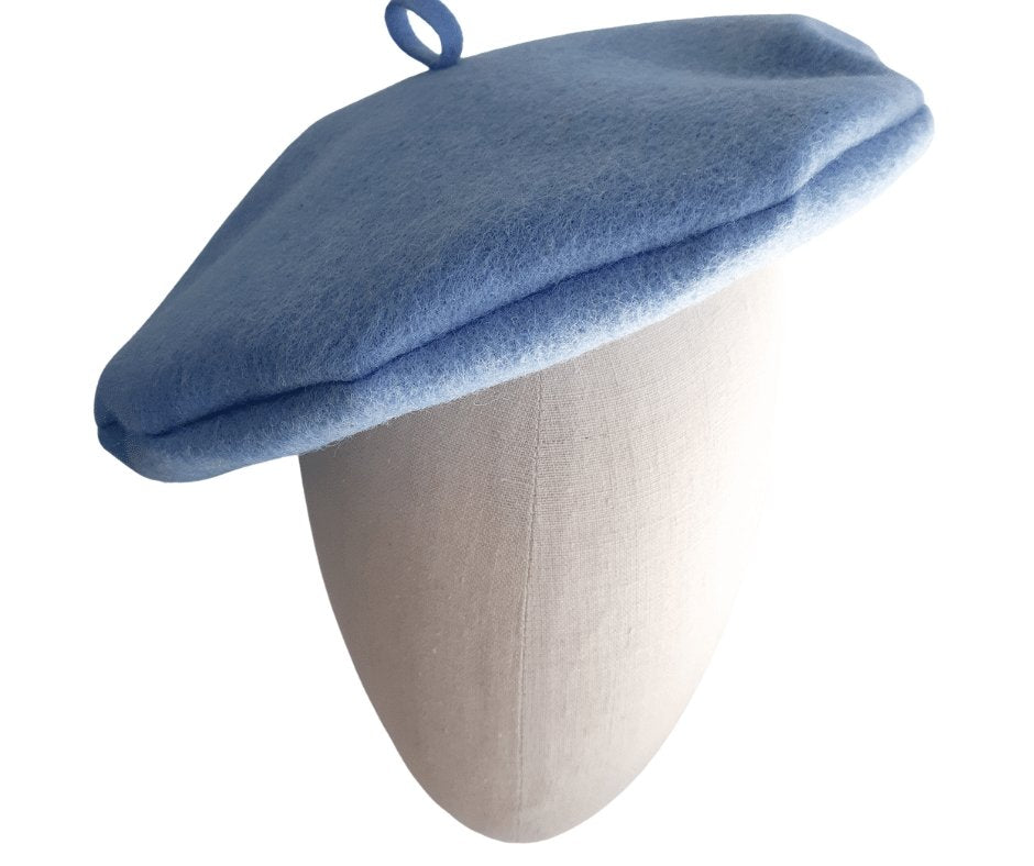 Ladies Italian Wool Felt Beret - Julie Herbert Millinery