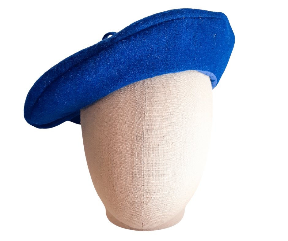 Ladies Italian Wool Felt Beret - Julie Herbert Millinery