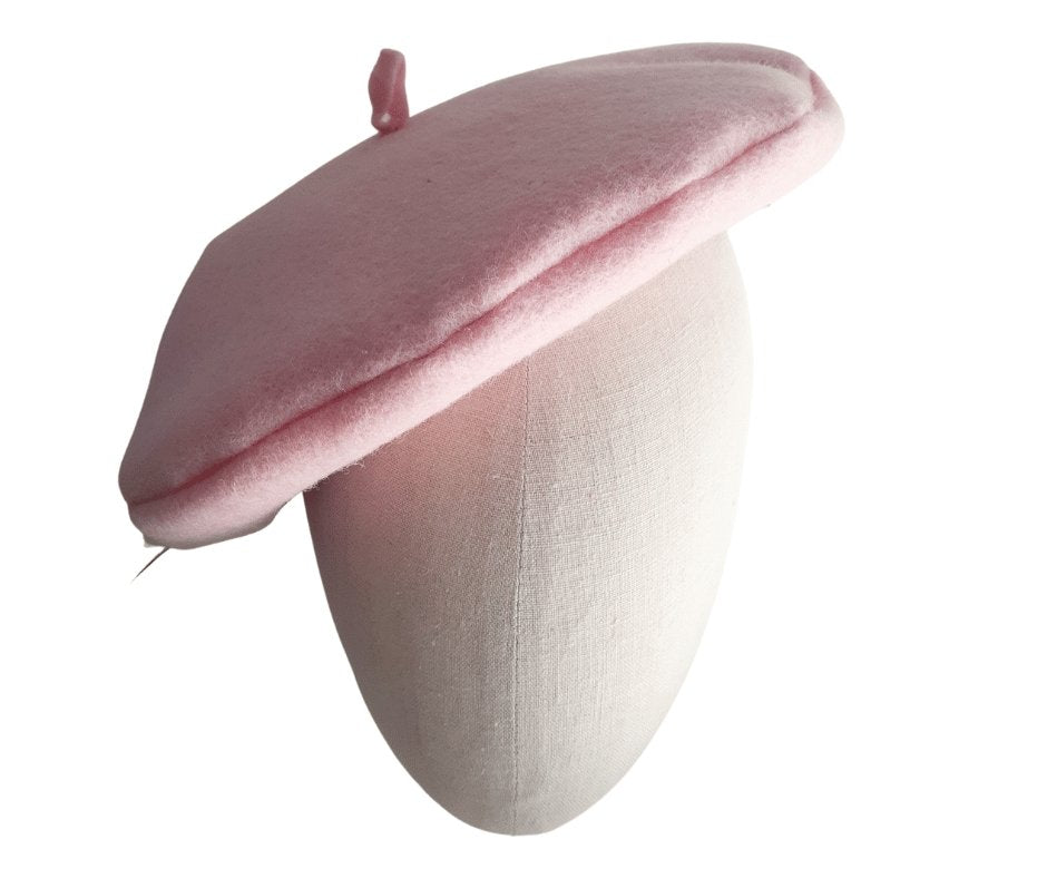 Ladies Italian Wool Felt Beret - Julie Herbert Millinery